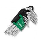 LN KEY SETt 9PC T10 TO T50 STANDARD LENGTH (STAR TYPE) TOPTUL PRICE IN PAKISTAN