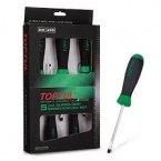 SCREW DRIVER SET FLAT 5PC FAAB:3X75 3.5X100 4X100 5.5X100 6.5X150  TOPTUL PRICE IN PAKISTAN