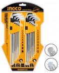 Ingco 18 Pcs Hex Key And Torx Key Set HHKSET0181  price in Pakistan