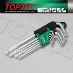 LN KEY SET 9PC T10 TO T50 EXTRA LONG  LENGTH STAR WIYH HOLE TYPE TOPTUL PRICE IN PAKISTAN