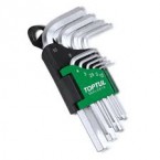 LN KEY SET 9PC 1.5 TO 10MM STANDARD LENGTH (HEX TYPE) TOPTUL PRICE IN PAKISTAN